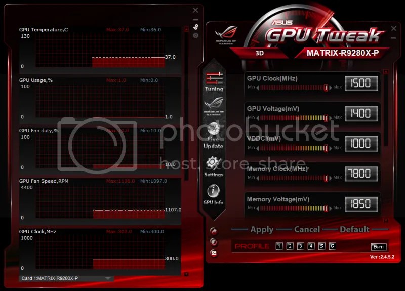 GPUTweak Review: ASUS R9 280X Matrix Platinum